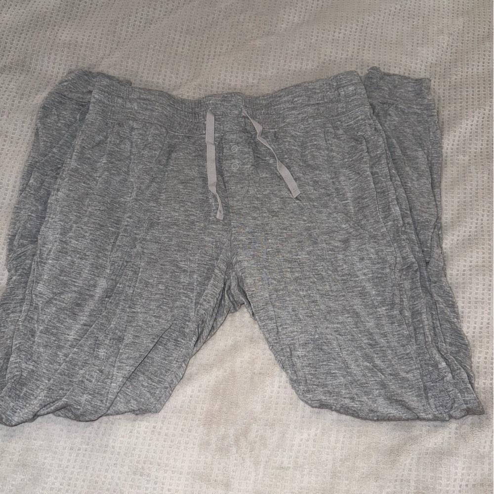 Little sleepies gray women’s jogger pajama pants